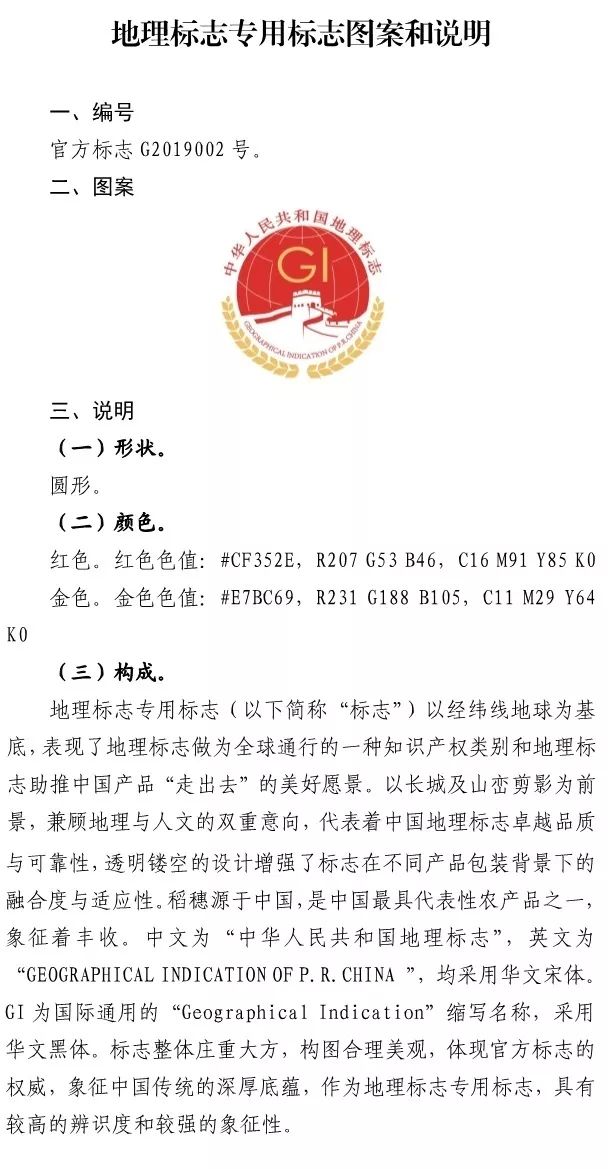 地理標(biāo)志說明 地理標(biāo)志說明
